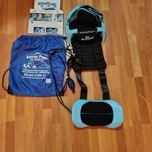 Posture Pump Dual Deluxe Full Spine Disc Hydrator Model 4100-D With Bag